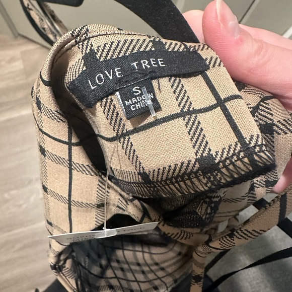 PLAID SPAGHETTI STRAP JUMPER DRESS - Picture 3 of 3